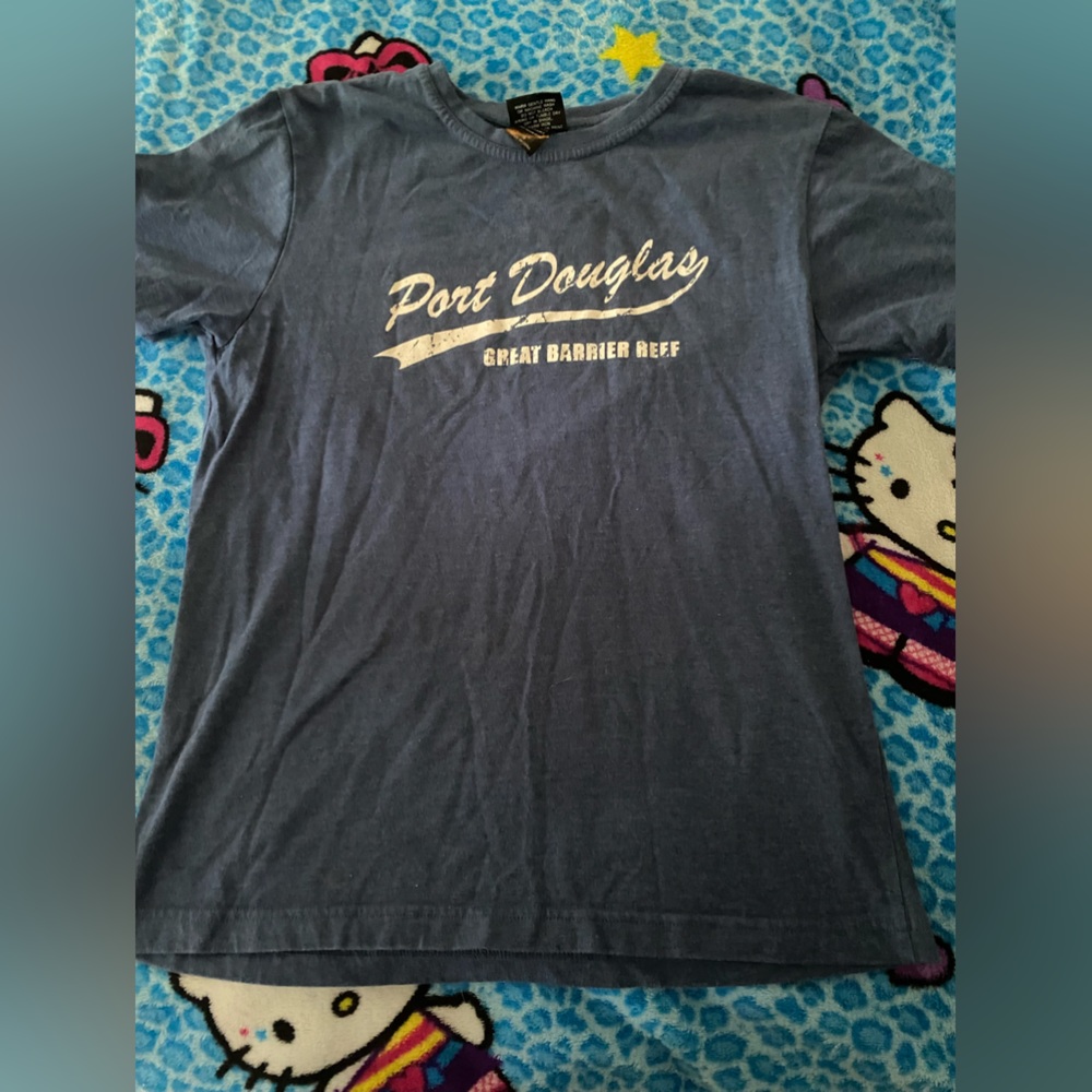 Blue Port Douglas tee